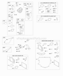 Carburetor Fuel Supply Gasket Set - Engine Gasket Set - Valve Kit - Carburetor Overhaul Diagram and Parts List for  Briggs and Stratton Engine